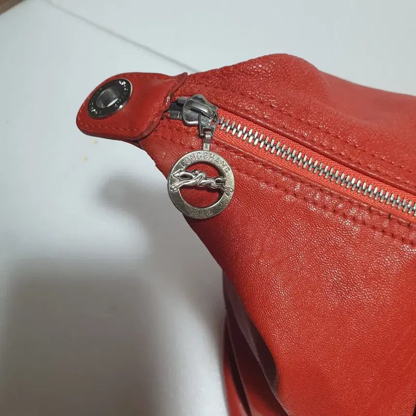 [BUNJANG] Longchamp Leather Tote Bag / 정품 ㅡ롱샴 ㅡ가죽.토트백