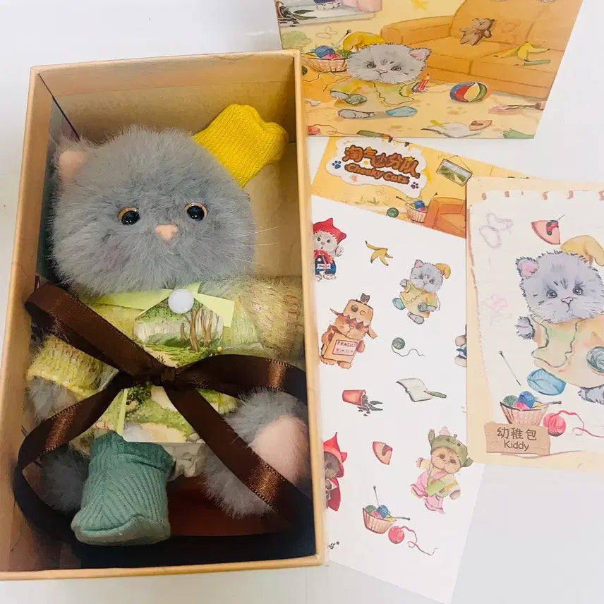 [BUNJANG] Teddy Tales Lena Cat Kiddie Plush Toy / 테디테일즈 장난꾸러기 레나캣 키디