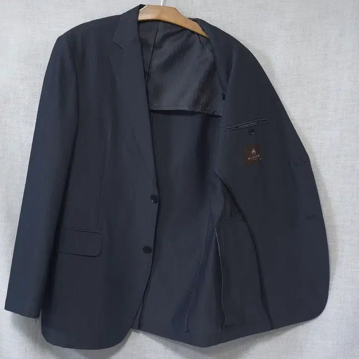 [BUNJANG] MANSTAR Firenze Seersucker Two-Button Blazer Jacket (Size 105) / 코오롱 정품 맨스타 시어서커 여름 블레이저 자켓 투버튼 정장 모시 105