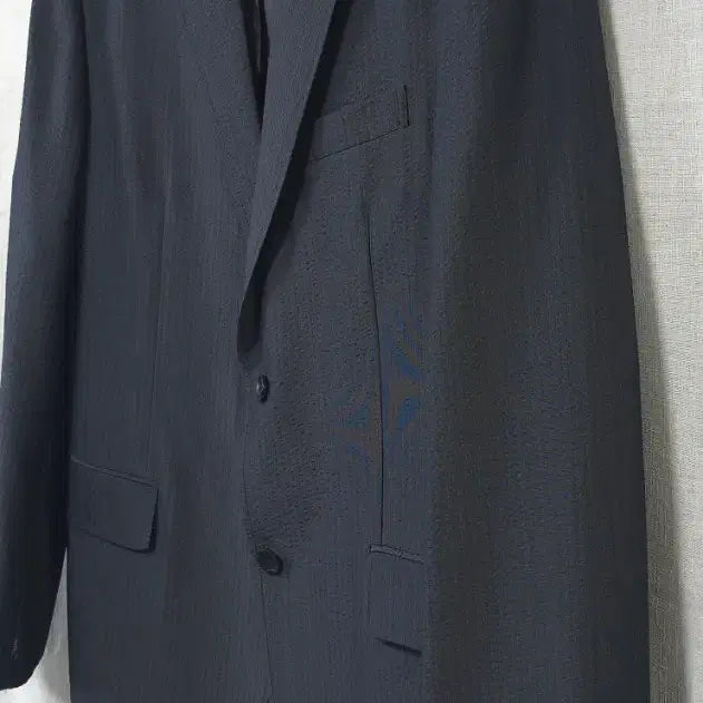 [BUNJANG] MANSTAR Firenze Seersucker Two-Button Blazer Jacket (Size 105) / 코오롱 정품 맨스타 시어서커 여름 블레이저 자켓 투버튼 정장 모시 105