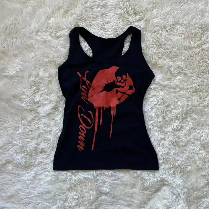 [BUNJANG] Punk Sleeveless Tank Top / 펑크 나시 민소매