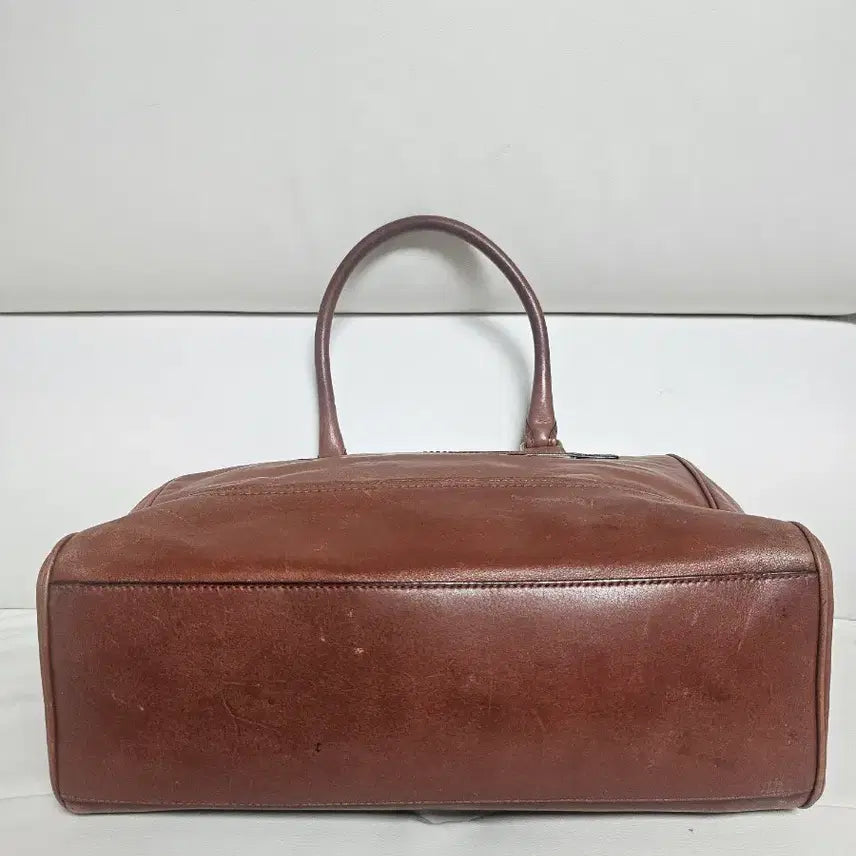 [BUNJANG] Coach Brown Leather Tote Bag with Tassel / 코치 브라운  토트백