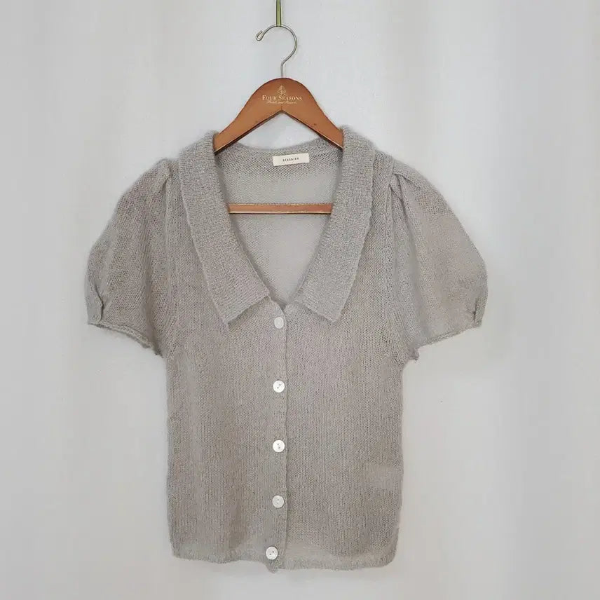 [BUNJANG] Apelial Knit Top Mocha Grey / (새제품)아펠리얼 니트 55-66