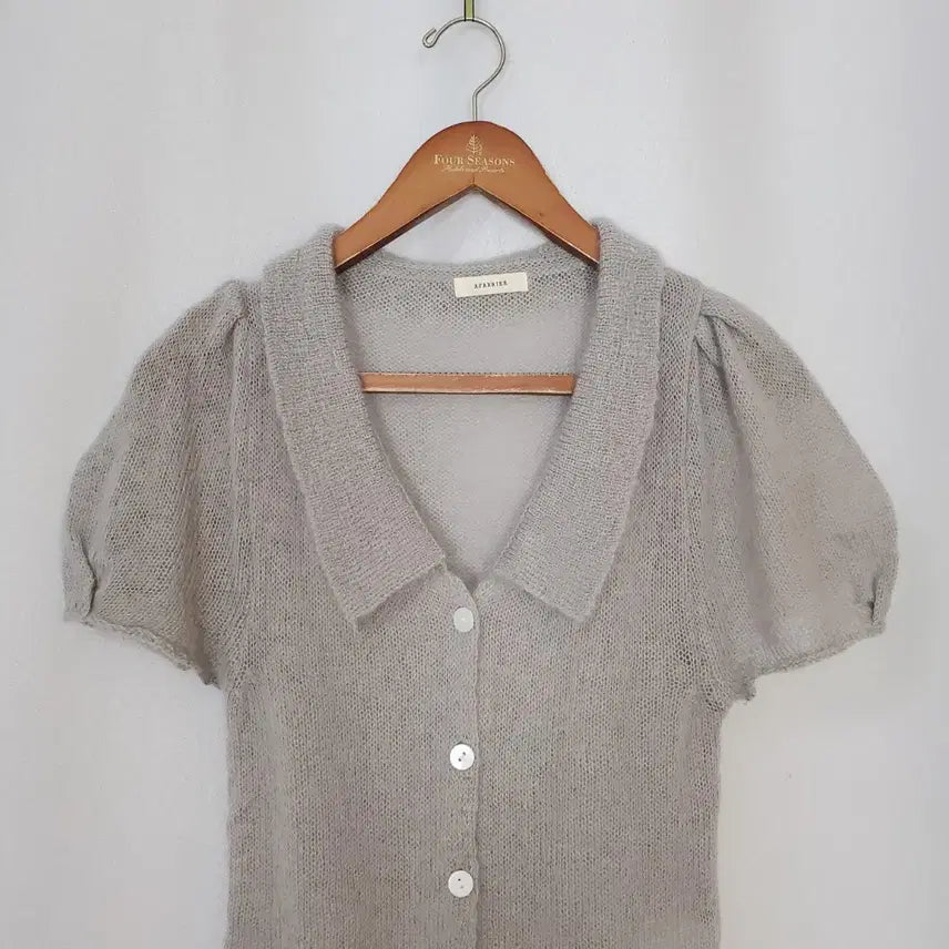 [BUNJANG] Apelial Knit Top Mocha Grey / (새제품)아펠리얼 니트 55-66