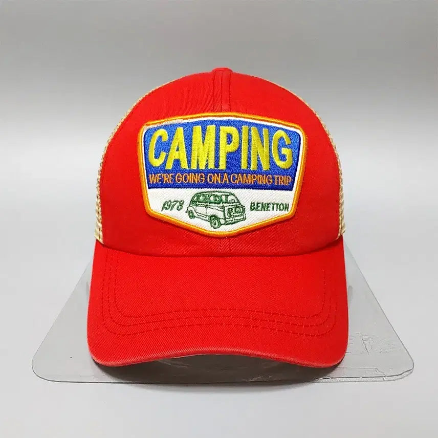 [BUNJANG] Benetton Vintage Camping Hat K-300 / 베네통 정품 빈티지 캠핑 모자 K-300