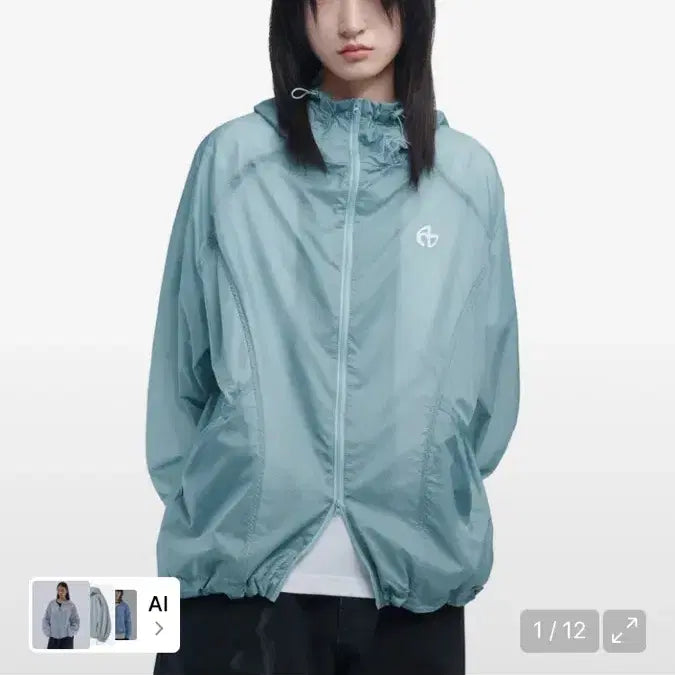 [BUNJANG] Nomenuell Marina Windbreaker Jacket / 노매뉴얼 바람막이 마리나