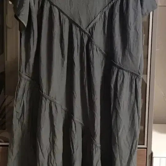 [BUNJANG] RR Flare Short-Sleeve Maxi Dress / RR  반팔 롱원피스