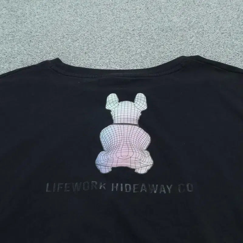 [BUNJANG] Life Work Short Sleeve T-Shirt / F 라이프워크 반팔 티 | B
