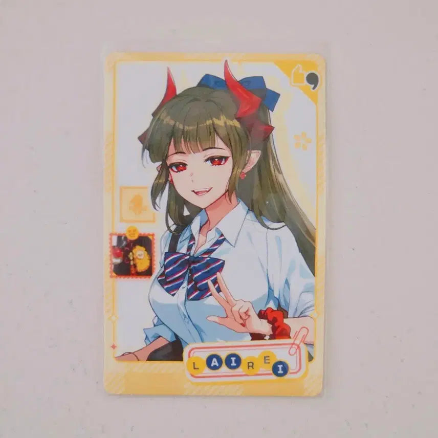 [BUNJANG] Lord of Heroes Rirey Photocard (Gamtan Tteokbokki Collaboration) / [중고품] 로드 오브 히어로즈 라이레이 포토카드 (감탄떡볶이 콜라보)