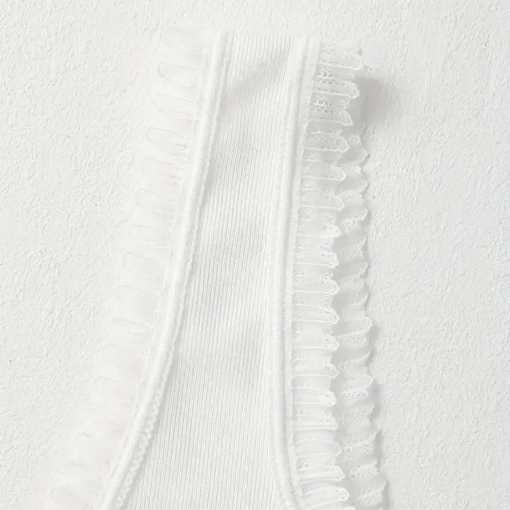 [BUNJANG] Lace Detail Camisole White / 새상품) 레이스나시티