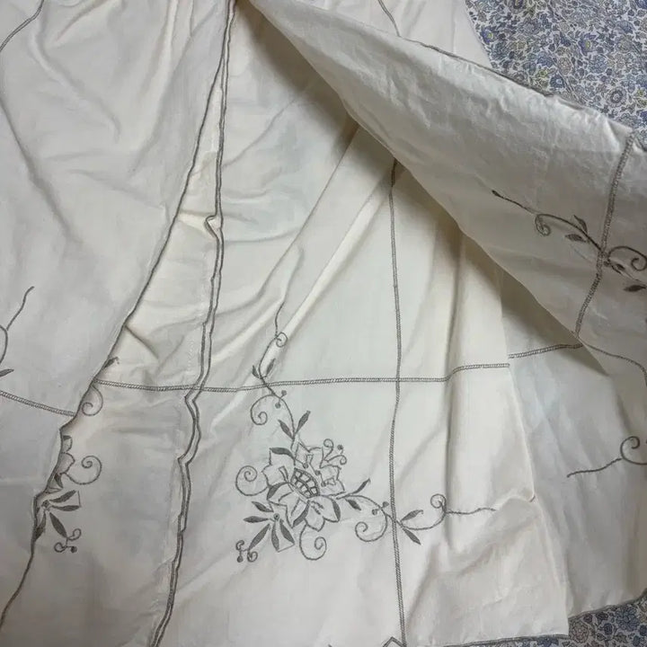 [BUNJANG] Vintage Embroidered Skirt / 빈티지 자수 스커트