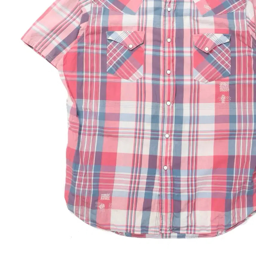 [BUNJANG] Polo Ralph Lauren Check Pattern Half Shirt XL (105) / 폴로 랄프로렌 Polo by Ralph Lauren Check Shirt