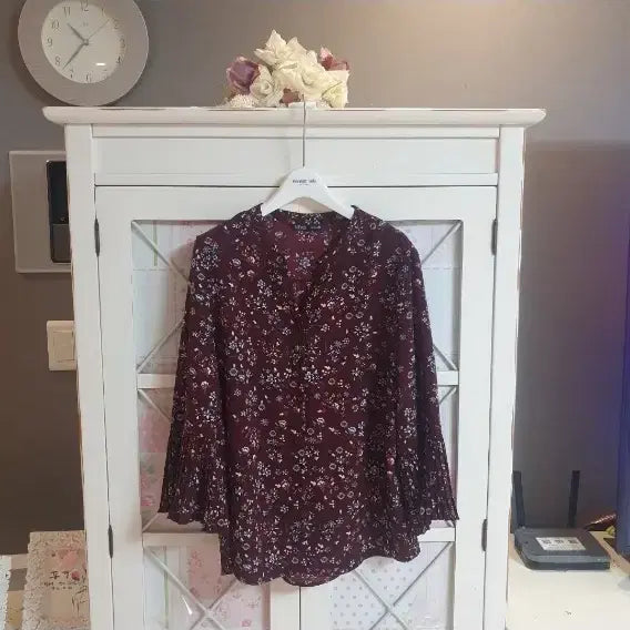 [BUNJANG] Mixxo Floral Print Blouse / 미쏘 블라우스/55반-66