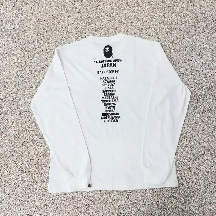 [BUNJANG] Vintage Bape Long Sleeve L / 빈티지 베이프 롱슬리브 L사이즈