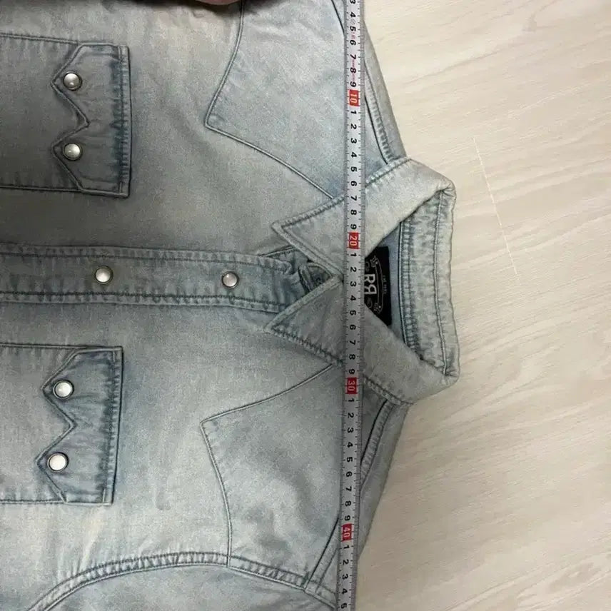 [BUNJANG] RRL Denim Western Shirt Concho / RRL 더블알엘 데님 웨스턴 셔츠 콘초