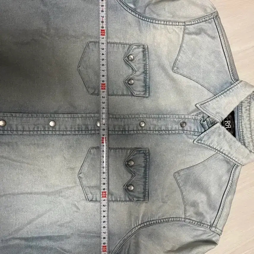 [BUNJANG] RRL Denim Western Shirt Concho / RRL 더블알엘 데님 웨스턴 셔츠 콘초