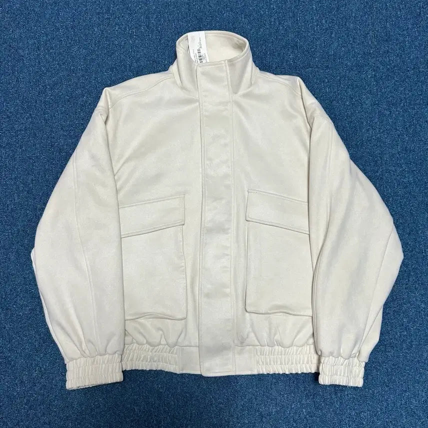[BUNJANG] Standard Error High Neck Suede Jacket L / 스탠다드에러 하이넥 포켓 스웨이드 자켓L 새상품