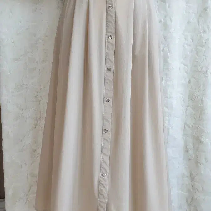 [BUNJANG] Beige Button Dress / 베이지원피스 예뻐요