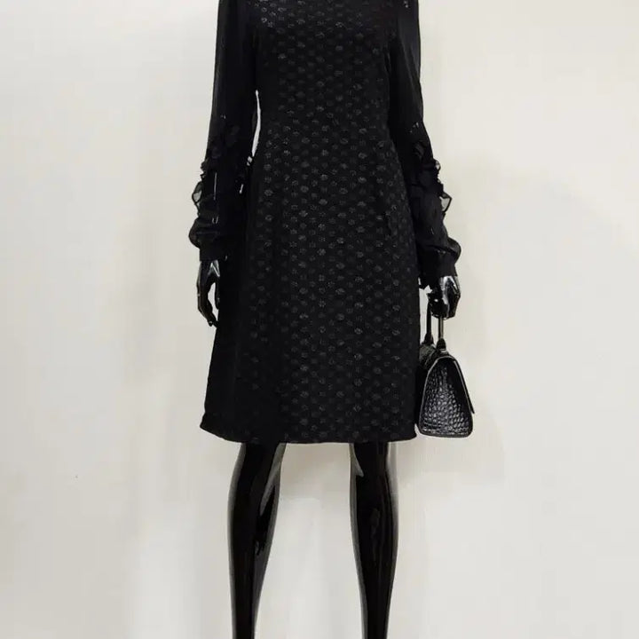 [BUNJANG] Palestine Ruched Dress / 팔시스루 원피스