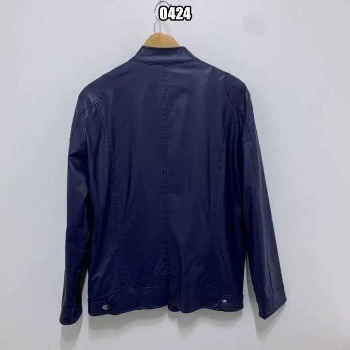 [BUNJANG] VTG Faux Leather Racer Jacket XL / XL VTG 빈티지 페이크 레더 레이서 재킷
