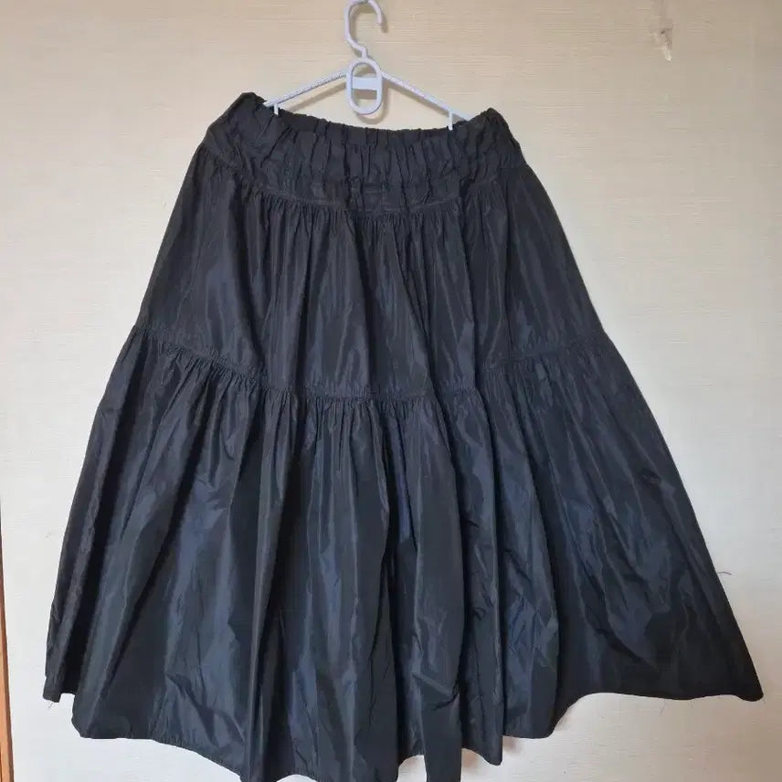 [BUNJANG] Black Tiered Flare Mini Skirt / 검정색 캉캉 플레어 스커트