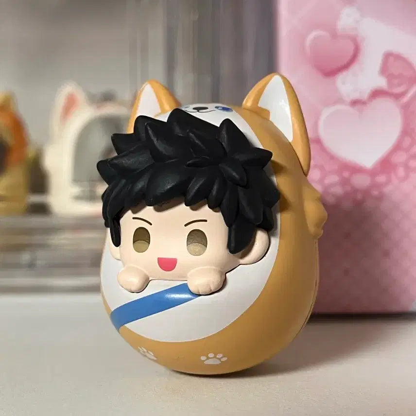 [BUNJANG] Reborn! Pet Roly-Poly Mini Figures Bundle Set / 가정교사 히트맨 리본 펫 오뚝이 미니 피규어 6종 일괄