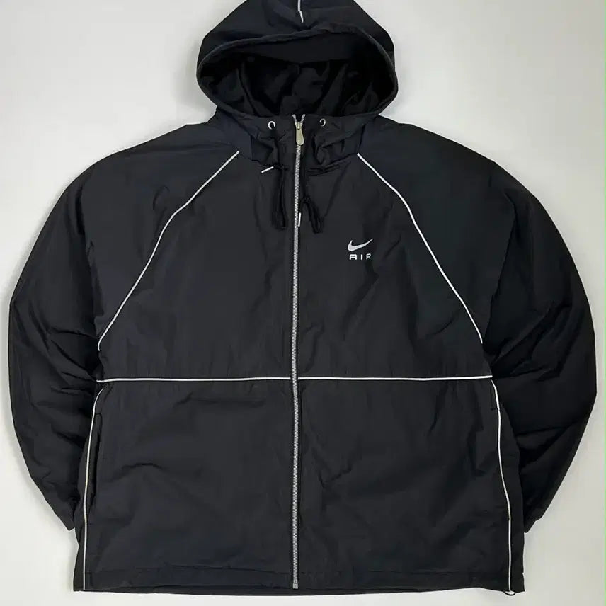 [BUNJANG] Nike Air Piping Woven Full-Zip Windbreaker Jacket / [XXL] 나이키 에어 풀집 파이핑 우븐 윈드브레이커 자켓