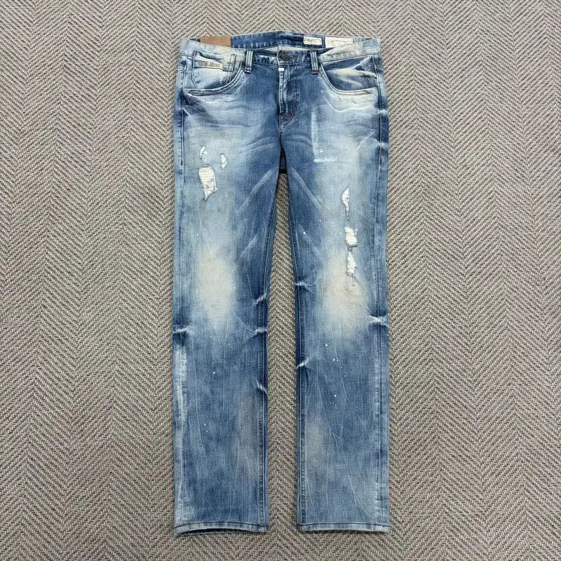 [BUNJANG] Bucaroo Distressed Denim Pants V3311 / 버커루 디스트로이드 데님팬츠 v3311