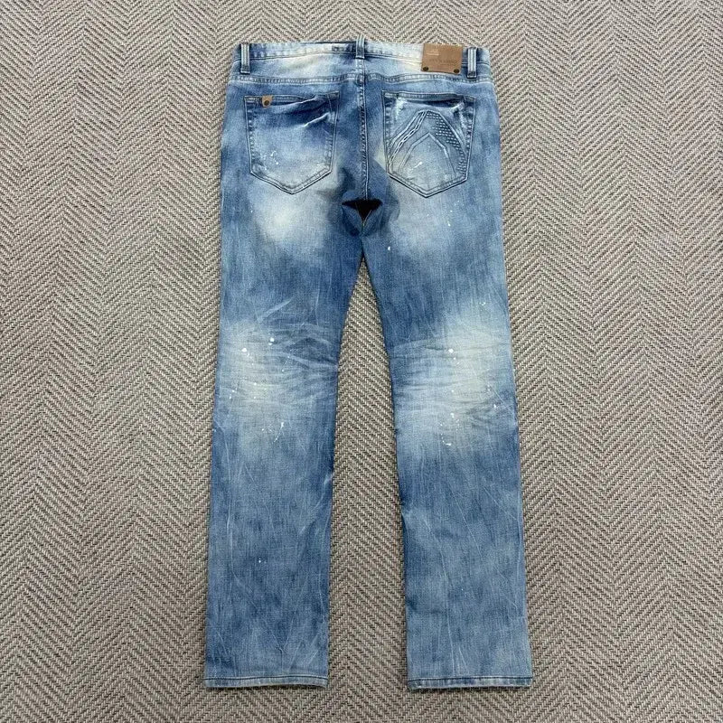 [BUNJANG] Bucaroo Distressed Denim Pants V3311 / 버커루 디스트로이드 데님팬츠 v3311
