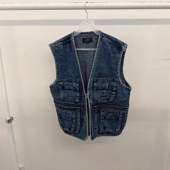 [BUNJANG] Vintage Washed Denim Vest / 빈티지 워시드 데님 베스트