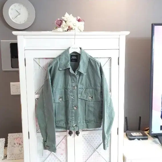 [BUNJANG] Zara Denim Field Jacket / 자라 데님자켓 야상자켓/55-66