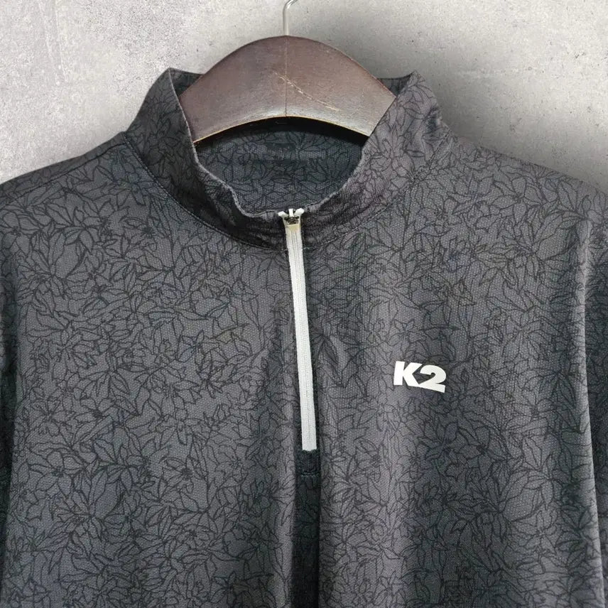 [BUNJANG] K2 Functional Half-Zip Charcoal (M) / K2 기능성 반집업 차콜 (95/M)