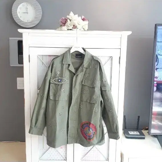 [BUNJANG] Khaki Field Jacket Denim / 야상자켓 데님자켓/55반-66