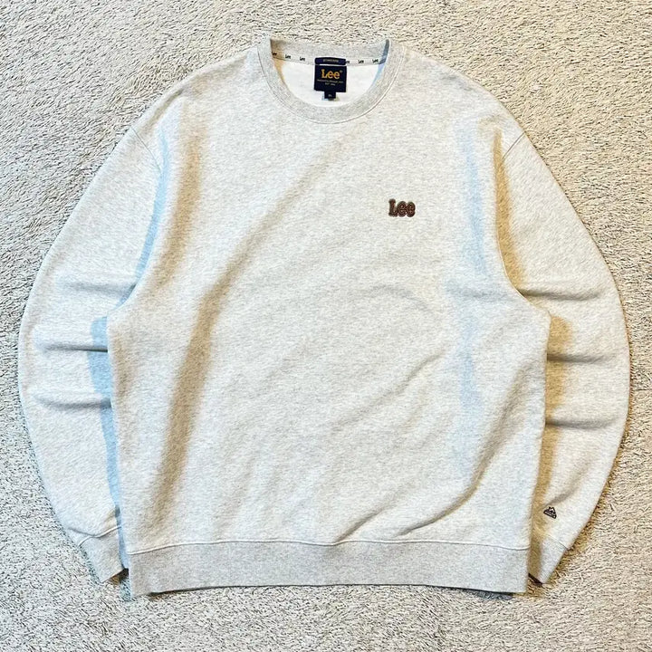 [BUNJANG] LEE Small Twitch Logo Sweatshirt Light Grey XL / [XL] 리 LEE 스몰 트위치 로고 맨투맨 라이트그레이