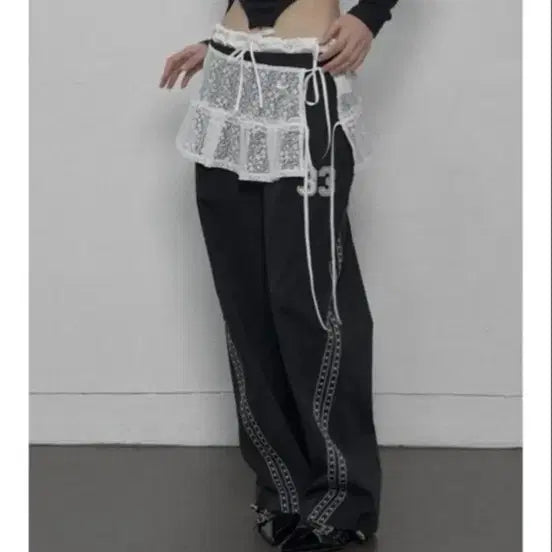 [BUNJANG] 33star Line Pant / 셋업이엑스이 33star line pant
