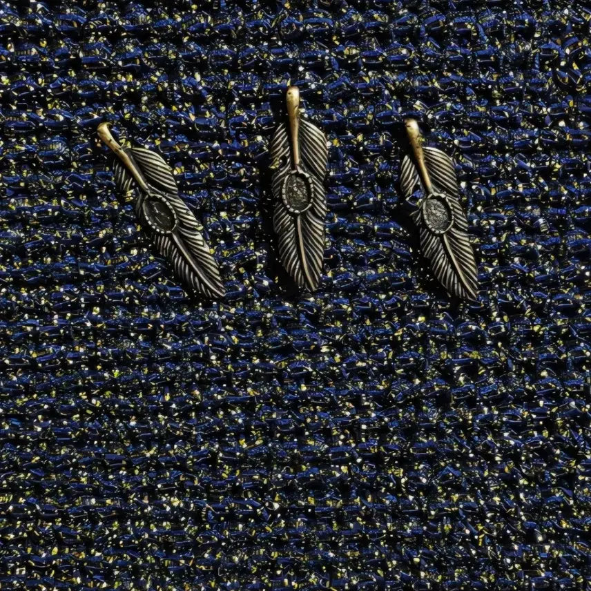 [BUNJANG] Handmade Navy Gold Thread Mini Crossbody Bag / 미니 크로스백 (새상품)