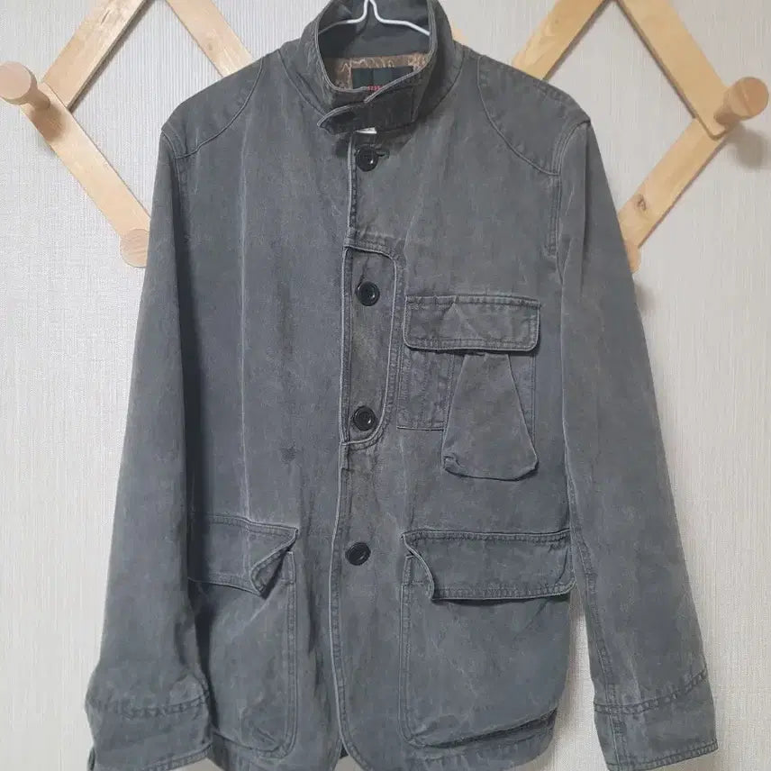 [BUNJANG] Homme Moleskine Vintage Work Jacket / 옴므 몰스킨 빈티지 워크 자켓