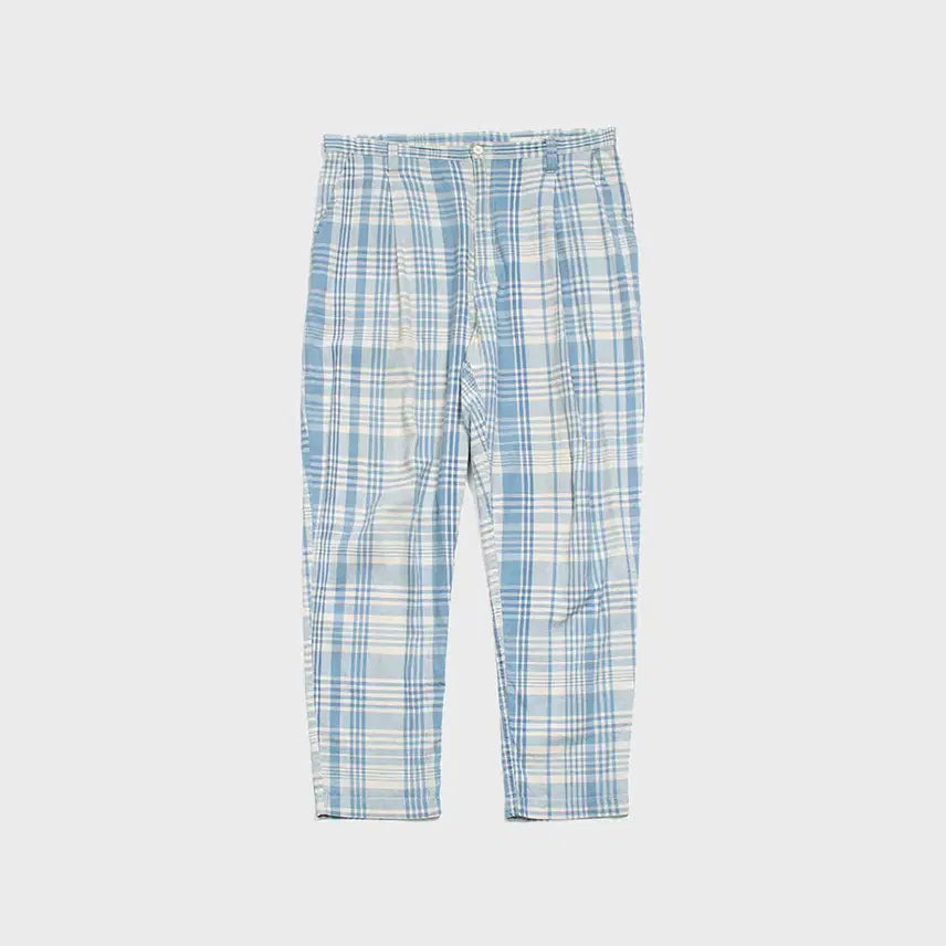 [BUNJANG] Porter Classic Check Pants Cotton Linen Blend / PORTER CLASSIC 팬츠