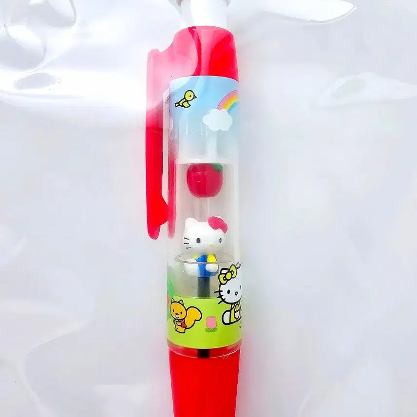 [BUNJANG] Balloon Kitty Ballpoint Pen / 풍선 탄 볼펜, 풍선 키티 볼펜, 구름 키티, 키티 볼펜