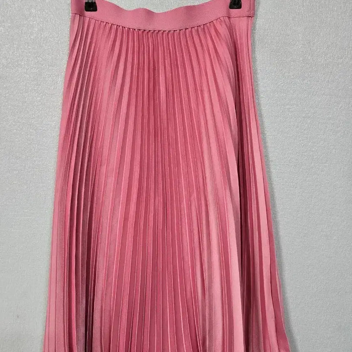 [BUNJANG] H&amp;M Pink Pleated Midi Skirt / H&amp;M 핑크 플리츠스커트 66~77