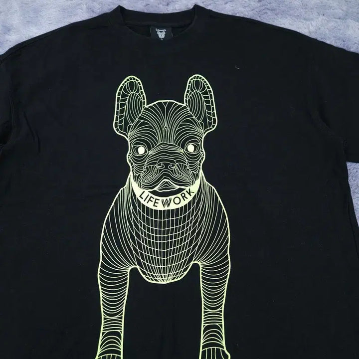[BUNJANG] Life Work Graphic T-Shirt / L 라이프워크 반팔 티 | 0430A16