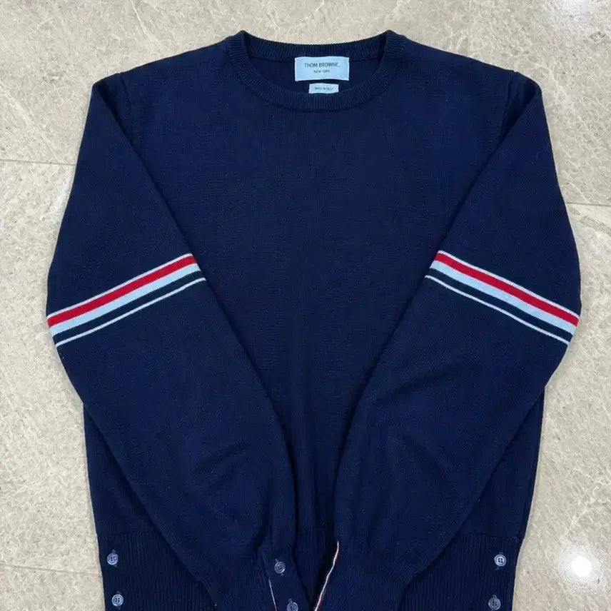 [BUNJANG] Thom Browne Armband Crewneck Sweater Size 1 / [1] 톰브라운 밀라노스티치 암밴드 니트 판매합니다