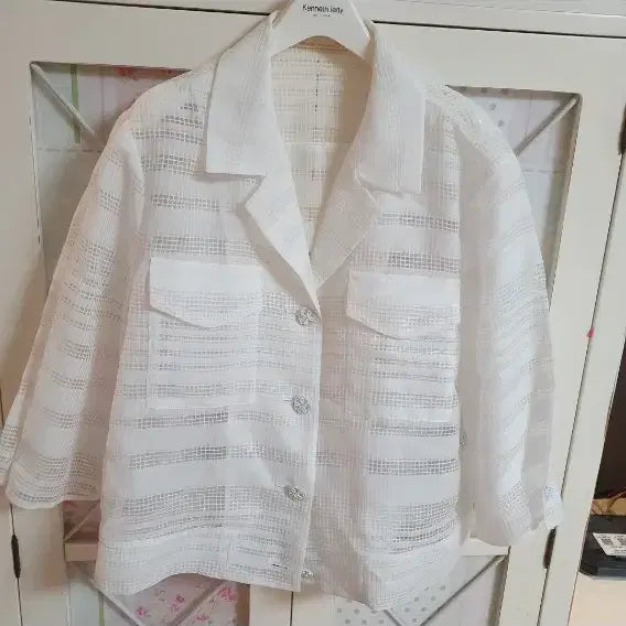 [BUNJANG] SI White Jacket Size 55-66 / Si 자켓/55~66