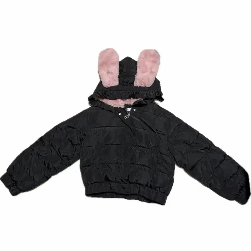 [BUNJANG] 331room Rabbit Ear Faux Fur Padding Vest / 331room 331ro0m 빈티지 토끼귀 퍼 레이스 패딩