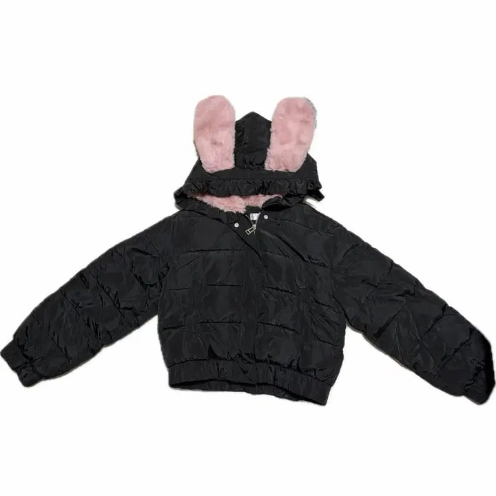 [BUNJANG] 331room Rabbit Ear Faux Fur Padding Vest / 331room 331ro0m 빈티지 토끼귀 퍼 레이스 패딩
