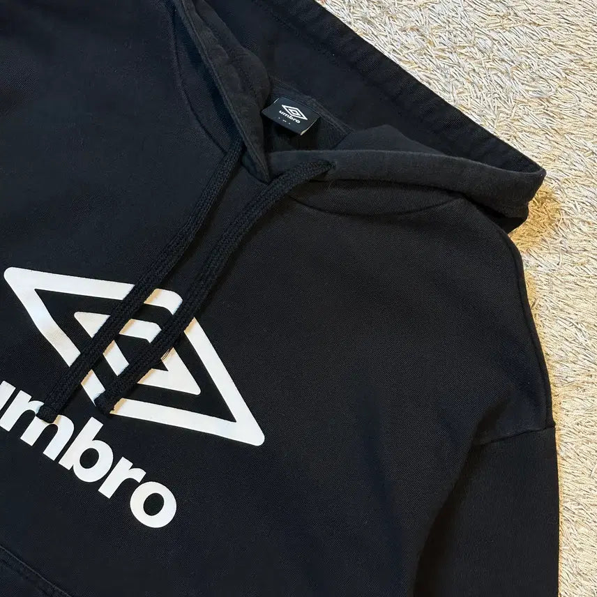 [BUNJANG] Umbro Big Logo Hoodie Black / [M] 엄브로 UMBRO 빅로고 후드티 블랙