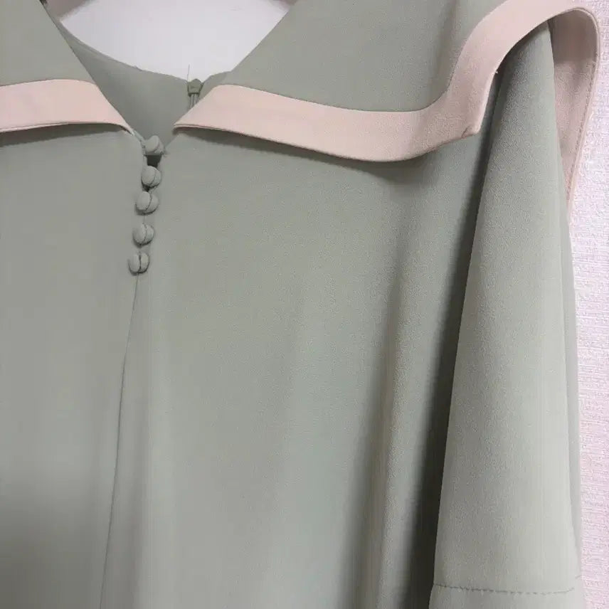 [BUNJANG] Mint Long Dress Size 66 / 마린 민트 롱원피스 66싸이즈