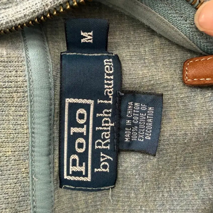 [BUNJANG] Polo Ralph Lauren Half-Zip Sweatshirt - Light Blue, M / 폴로 랄프로렌 하프집업 스웨트셔츠 하늘색m