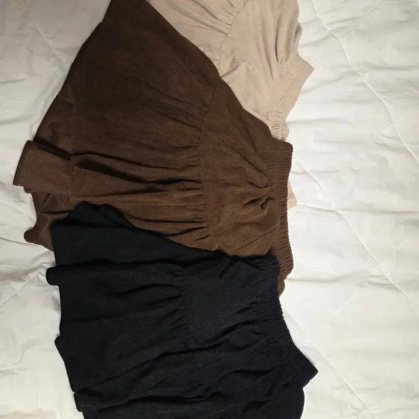 [BUNJANG] Corduroy Mini Skirt (Beige/Brown/Black) / 코듀로이 미니스커트 (베이지/브라운/블랙)