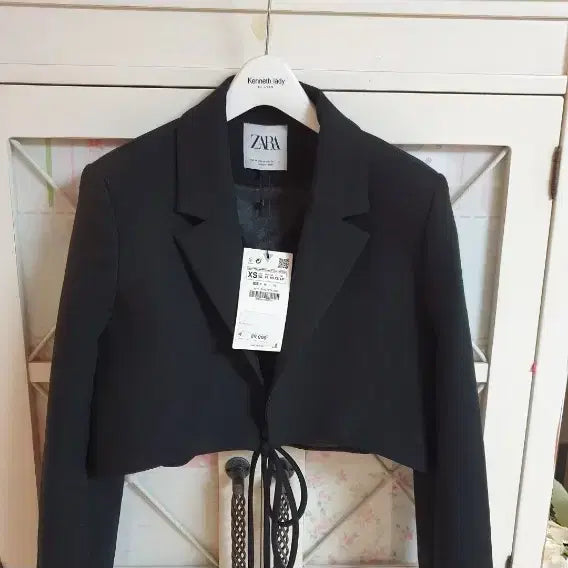 [BUNJANG] Zara Black Cropped Jacket / 자라 자켓/55 새상품 정가89000